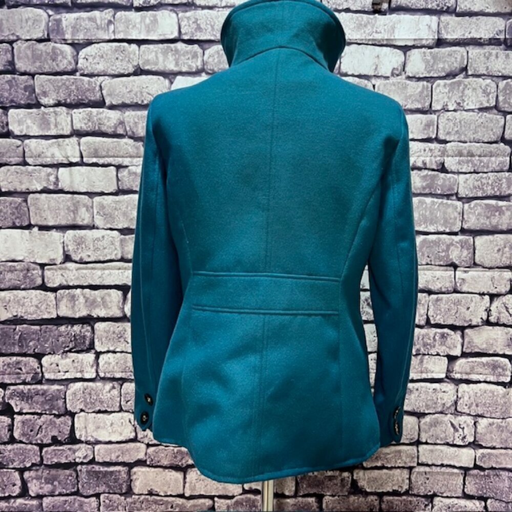 George Teal Button Down Double Breasted Jacket Size M - Picture 6 of 7